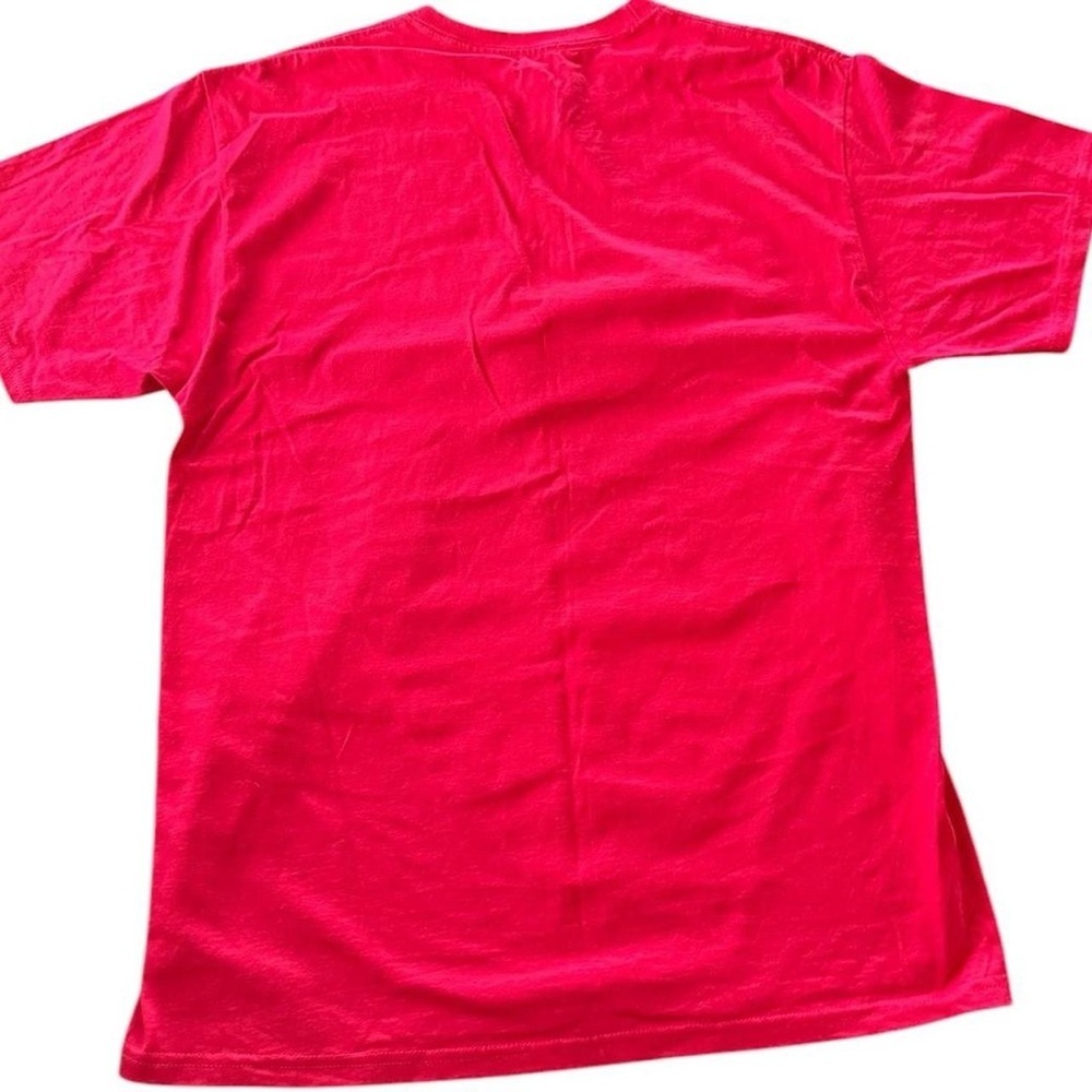 Hanes Red Short Sleeve Tee with Graphic Design - Picture 2 of 5